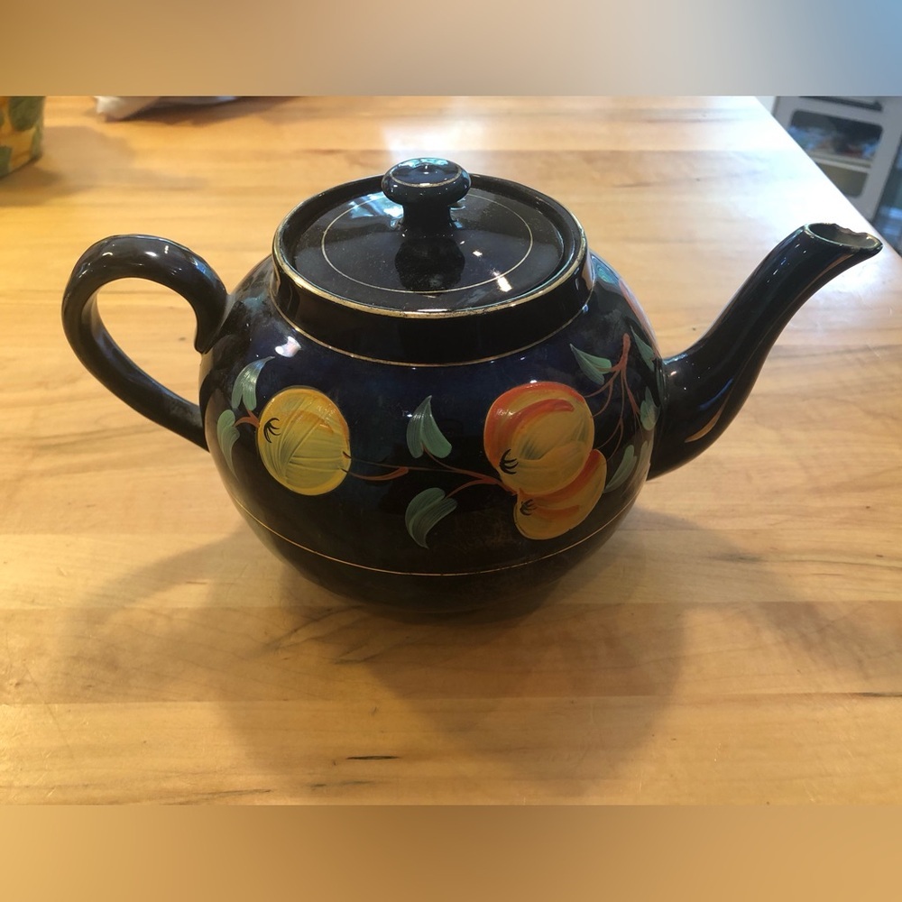 3/$40 Hand painted teapot